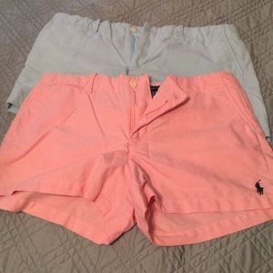Pastel colored Ralph Lauren shorts